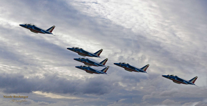 Patrouille de France Aout 2016 Saint-Quentin(Roupy)